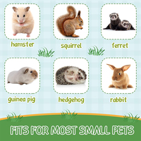 SUREWALHOME Hamster Oiseau Chat Hamac Petit Animal Guinée Lit Facile À Assembler Chiens Chats Jouer Maison Hamac Suspendu Doux Pet Lit