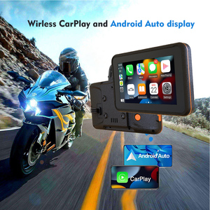 Reproductor Multimedia Inalámbrico Portátil con Pantalla Táctil BT de 5 Pulgadas para Motocicleta y Automóvil, DVR para Automóvil a Prueba de Agua con Cámaras Duales - Product Image 5