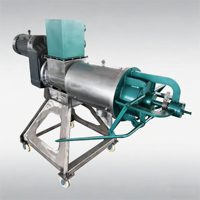 Séparateur à vis standard pour la déshydratation du fumier animal, machine automatique de déshydratation du fumier de vache