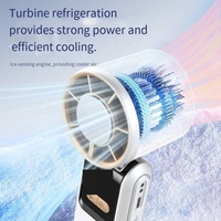 Nouveau ventilateur portable électrique silencieux USB rechargeable 3600 mAh à cinq vitesses pour bureau et voiture – Idéal pour l'été