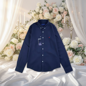 <span class=keywords><strong>Camicia</strong></span> da Uomo in <span class=keywords><strong>Lino</strong></span> R-L di Alta Qualità, Design Casual Classico e Confortevole, con Ricamo Personalizzato di Lusso - Product Image 4