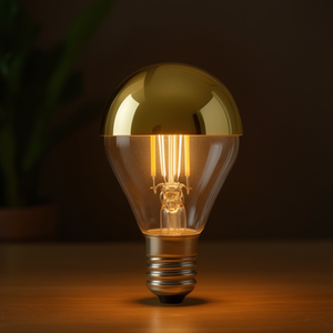 หลอดไฟ LED E14 ทรงโดมสีทอง 4 วัตต์ แสงวอร์มไวท์ สำหรับใช้ภายในอาคาร - Product Image 3