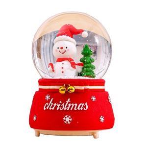 Globo de Nieve Navideño de Cristal Luminoso Personalizado para Decoración del Hogar - Product Image 1