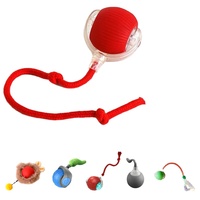 Juguete Inteligente para Gatos Hiphoppet Premium, Pelota con Movimiento Rápido para Interiores, Juguete de Movimiento para Mascotas