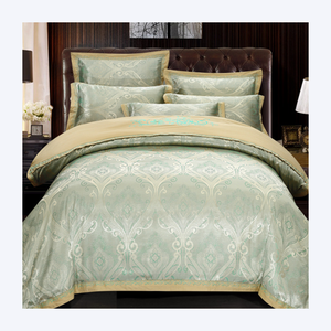 <span class=keywords><strong>Set</strong></span> di Biancheria da Letto di Lusso in Jacquard di Policotone con Copripiumino <span class=keywords><strong>e</strong></span> Lenzuola, Sensazione Pelle, per Matrimoni, Vendita Calda - Product Image 4