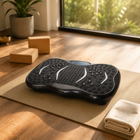 Plateforme vibrante d'exercice, 120 vitesses, écran LED, télécommande, bandes de résistance, entraînement complet du corps à domicile, plateforme ABS