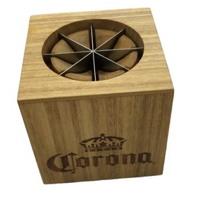 Usine BSCI, fournitures de cuisine, presse-citron en <span class=keywords><strong>bois</strong></span>, coupe-citron, coupe-fruits en <span class=keywords><strong>bois</strong></span>, trancheuse à citron et à lime - Product Image 1
