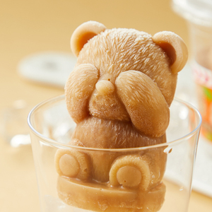 Daqiaodao dolce freddo Americano a forma di orso cubetti di ghiaccio Da Hong Pao tè al latte aromatizzato ghiacciolo caffè bevanda - Product Image 2