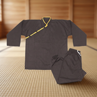 Uniformes de Kung Fu Unisexe Personnalisés 100% Coton pour Hommes et Femmes, Vêtements d'Entraînement de Tai Chi Traditionnels Chinois, Vos Designs