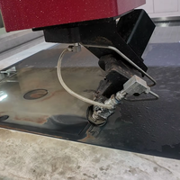 Machine de découpe à jet d'eau industrielle CNC 5 axes pour la découpe de tôles en acier au carbone et en fer, système certifié CE