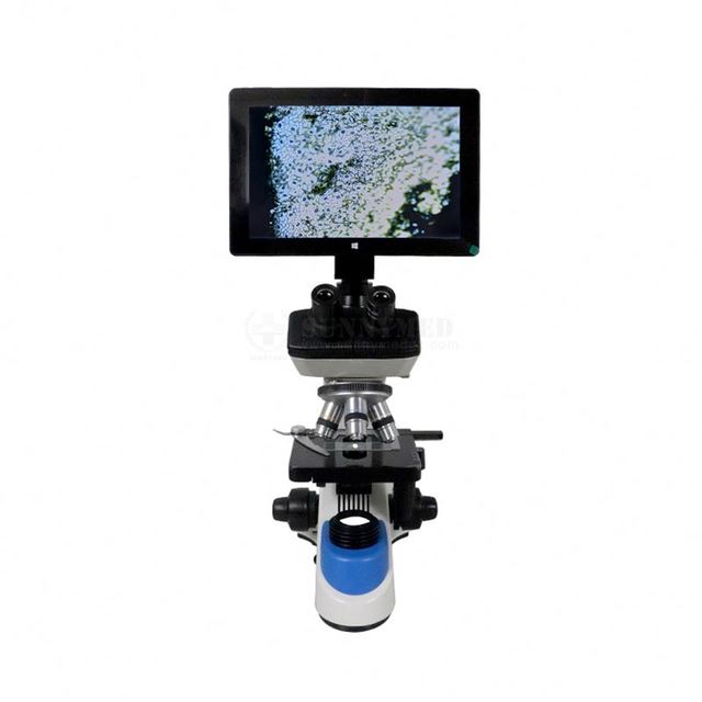 SY-B129F2 Teaching Microscope Touch Screen Laboratory Digital Biological Microscope for Student