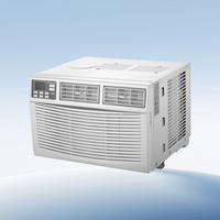 Pour climatiseur intelligent de fenêtre 6000/8000 BTU 115V 60Hz R32, faible bruit, mode veille, économie d'énergie, contrôlé par application, usage domestique