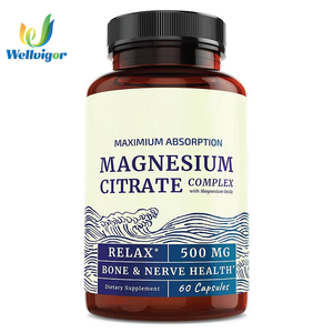 <span class=keywords><strong>Magnesium</strong></span> Sitrat Kompleksi 500 MG Kemik ve Sinir Sağlığını Rahatlatır 60 Kapsül Besin Takviyesi - Product Image 1