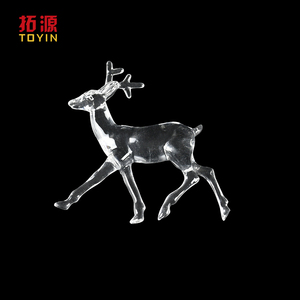 Rõ ràng Acrylic Pha lê sóc orn treo trang trí - Product Image 2