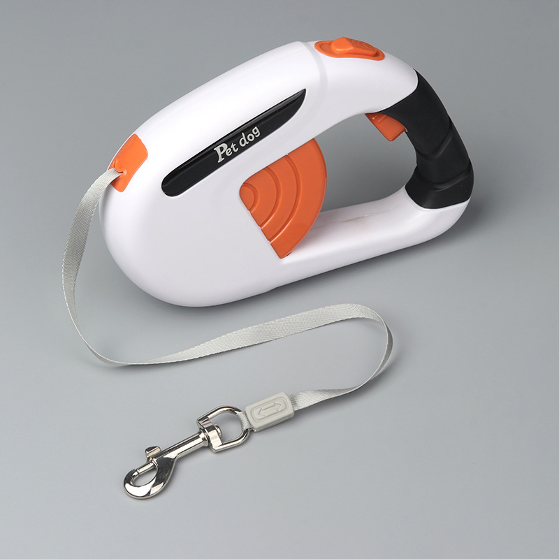 Corde de traction rétractable (blanc-orange)