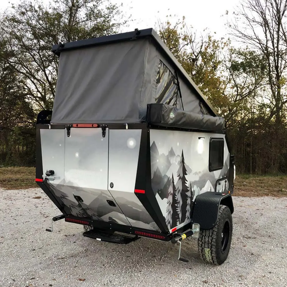 Manley 2022 nuovo Ecocampor 4x4 fuoristrada famiglia Hibrid campeggio Camper Teardrop rimorchio fuoristrada roulotte campeggio in vendita