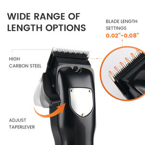 Tondeuse à cheveux électrique professionnelle pour hommes avec lames affûtées pour salon de coiffure et usage domestique - Product Image 3