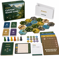 Jeu de société éducatif personnalisé sur la nature, jeu de cartes stratégiques à tuiles hexagonales pour l'éducation en classe