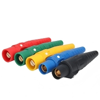 Connecteur d'alimentation HFE FCONNR 600V 200A, adaptateur rond à verrouillage par came, prise femelle, ensemble de connecteurs, contact en cuivre, boîtier en nylon, automobile, IP44