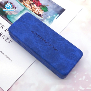 Estuche rígido óptico de cuero de alta calidad para <span class=keywords><strong>gafas</strong></span> de sol de <span class=keywords><strong>mujer</strong></span> con logotipo personalizado Estuche para <span class=keywords><strong>gafas</strong></span> de sol antipresión con forma rectangular portátil - Product Image 5