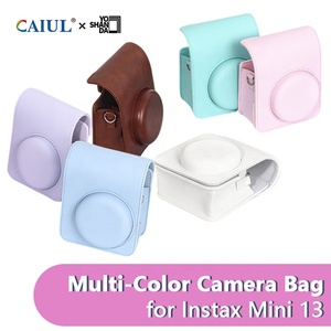 กระเป๋ากล้องหนังสำหรับ <span class=keywords><strong>Instax</strong></span> Mini 13 กระเป๋าหนัง OEM ป้องกันรอยขีดข่วน กระเป๋าเก็บกล้องแบบแข็งสำหรับเดินทาง อุปกรณ์เสริมกล้องถ่ายรูปทันที - Product Image 1