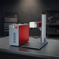 Jewelry Metal Laser Fiber 30W 50W Raycus Auto Focus Laser Marking Machine Price