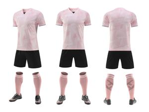 Maillots de football de haute qualité uniformes logo personnalisé en gros respirant séchage rapide deux pièces hommes Football ensembles de maillots - Product Image 6