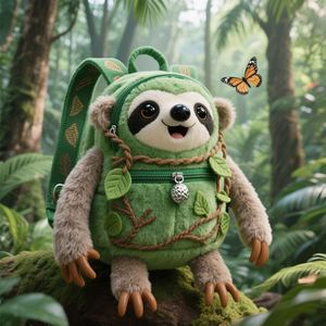 Factory Customized Sloth Plush <b>Backpack</b> Price Affordable Plush <b>Backpack</b> Clip Custom Plush <b>Backpacks</b> for <b>Children</b> - Product Image 1