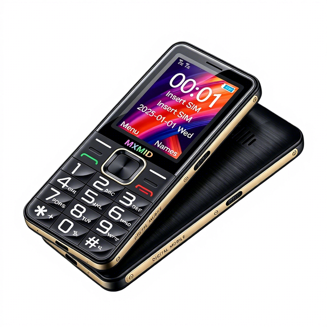 MXMID G880pro Big Button Senior Phone 2.4 Inch Screen Dual LED One Key Flashlight No Camera