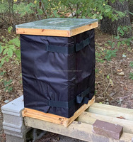 Nouvelle Housse Réutilisable pour Ruche d'Hiver, Modèle National pour Ruches à 10 et 8 Cadres, en Tissu Oxford 600D, Réglable, Isolée et Coupe-Vent