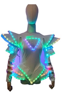 Costumi a Led donne costumi luminosi Sexy ragazza danza spettacolo teatrale abiti prezzo di fabbrica Costume luce a Led - Product Image 5