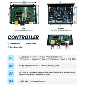 Надежные 220 V-400 W AC Hall-free драйверы для бесщеточного воздуходувки - Product Image 6