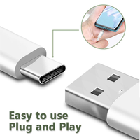 3ft USB à Type C 3A Câble de charge rapide Câbles de données USB Adaptateurs de code de fil pour Android Samsung Accessoires mobiles
