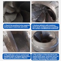 Revêtement d'usure époxy à deux composants, faible viscosité, brossable, composé d'usure à fort impact