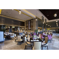 Table de meubles de restaurant moderne Ensemble de tables à manger avec chaises Mobilier de restaurant