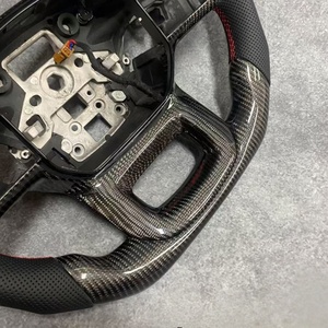 Volante de Fibra de Carbono Personalizado para <span class=keywords><strong>Ford</strong></span> F150 XLT Tremor STX <span class=keywords><strong>Raptor</strong></span> R 2019-2025, Accesorios de Modificación de Automóviles - Product Image 4