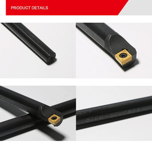 CNC Lathe công cụ chủ ccmt060204/ccmt060208 nội bộ biến chèn S12M-SCLCR06 CNC nhàm chán thanh - Product Image 6