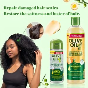 Mousse coiffante longue durée à tenue forte à l'huile d'<span class=keywords><strong>olive</strong></span>, marque privée, parfumée sur mesure, pour perruques bouclées et tresses - Product Image 5