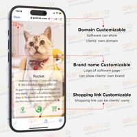 Individuelles Günstiges Langlebiges QR-Code Haustier-ID-Etikett für Hunde