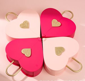 Caja de Regalo para Joyería con Cierre Metálico y Forro de Terciopelo, Caja de Empaque para Collares y Anillos, Ideal para Regalos de San Valentín, Aniversarios y Propuestas de Matrimonio - Product Image 4