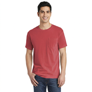 T-shirt formel pour homme en coton 100% 180 GSM, coupe ample, manches courtes, impression sérigraphique personnalisée sur le devant, logo sur mesure, poids lourd, OEM - Product Image 1