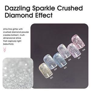 Esmalte de Gel de Capa Superior Brillante Personalizado Privado, Libre de Hema y TPO, Gel Superior al por Mayor 2 en 1, <span class=keywords><strong>Topgel</strong></span> Brillante Reflectante con Diamantes para Decoración de Uñas - Product Image 4