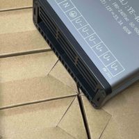 Transformateur LED étanche IP65 12V DC avec ventilateur 400W 10A simple pour enseigne extérieure
