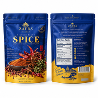 Sachets personnalisés imprimés pour poudre d'épices, sachets refermables de qualité alimentaire, emballages pour poudre d'assaisonnement