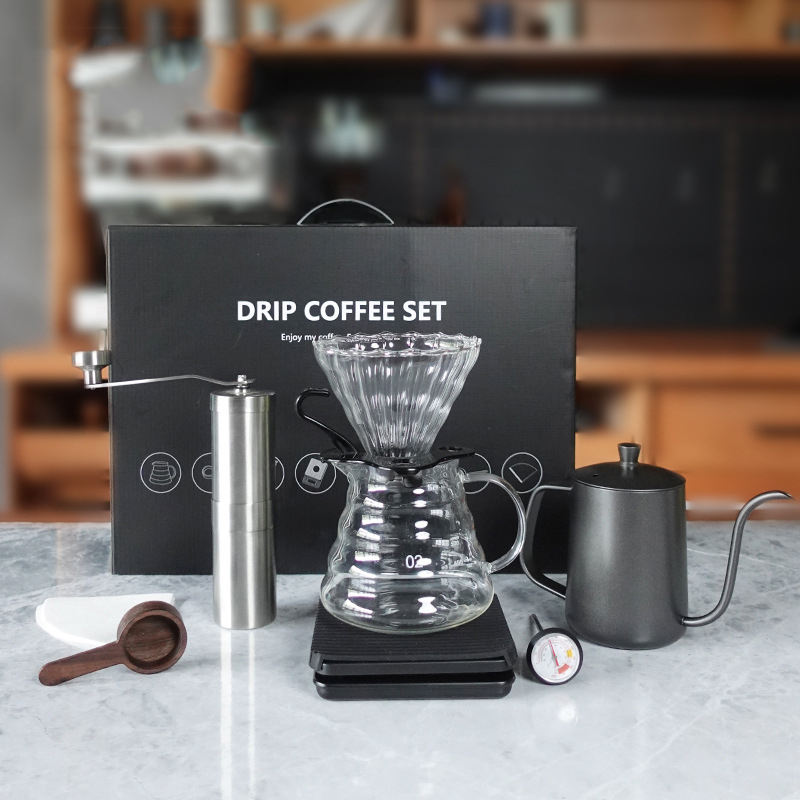 Juego de 8 piezas negro