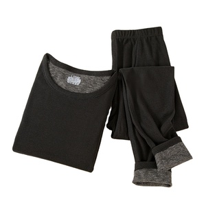 Set biancheria intima termica da <span class=keywords><strong>donna</strong></span> pantaloni invernali a doppia faccia spazzolata manica lunga-commercio all'ingrosso - Product Image 5