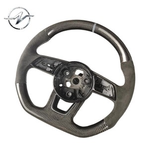 Volante Deportivo de Fibra de Carbono y Cuero Ligero con 12 Puntos de Contacto Positivos, Venta Directa de Fábrica YZ, para Audi <span class=keywords><strong>A3</strong></span> A5 S5 - Product Image 2