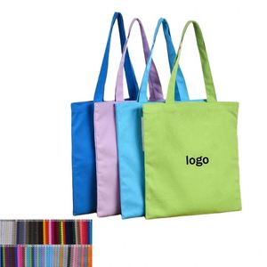 Colorful Cotton Student Tote <b>Bag</b> <b>Medium</b> <b>Size</b> Fashionable Canvas for Education Training for Advertising Promotion Heat Transfer - Product Image 1