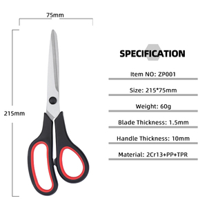 Vic 8.5 Inch Industrial Stainless Steel <strong>Scissors</strong> Sharp Tip Sewing Shears Smooth Edge for Embroidery Snipping Fabric - Product Image 2