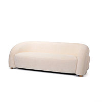 Fauteuil Chesterfield moderne de luxe tufté canapé-lit en tissu élégant pour salon villa hôtel trois places remplissage éponge